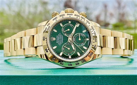 rolex grün gold silber|Rolex green colors.